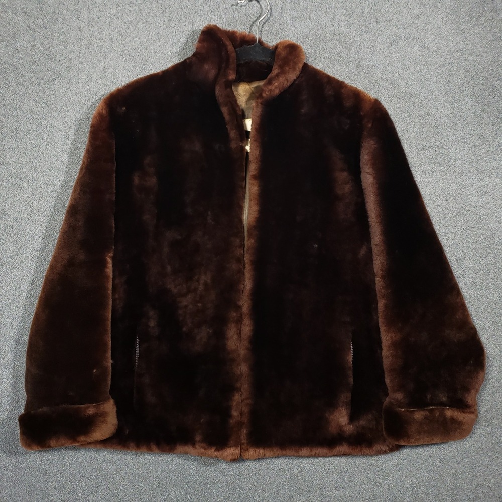 Vintage Beaver Fur Jacket Womens Medium Brown from‎ Siegel's of San Antonio